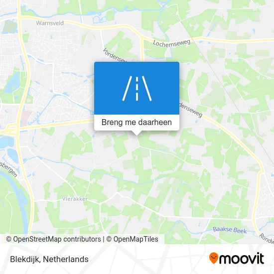 Blekdijk kaart