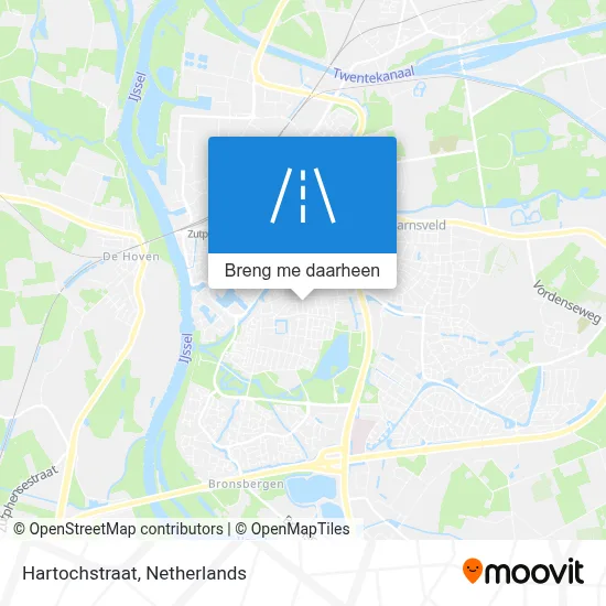 Hartochstraat kaart