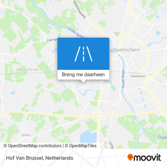 Hof Van Brussel kaart