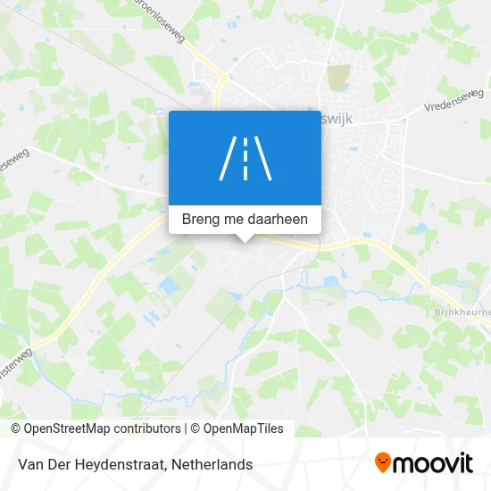 Van Der Heydenstraat kaart
