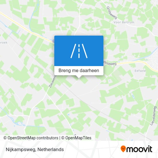 Nijkampsweg kaart