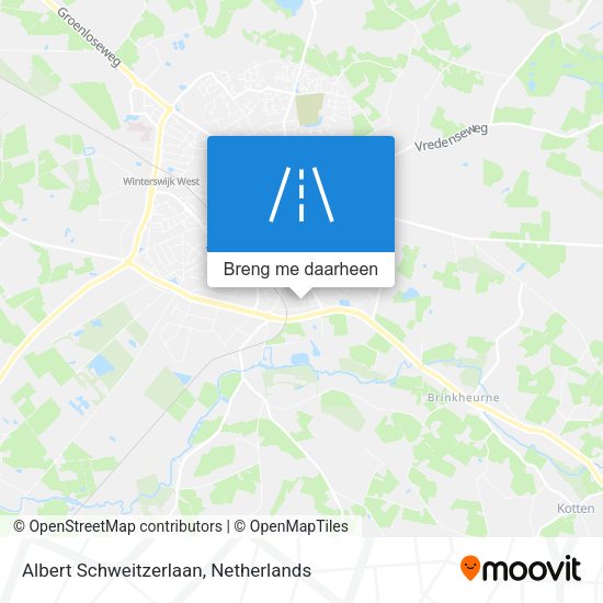 Albert Schweitzerlaan kaart
