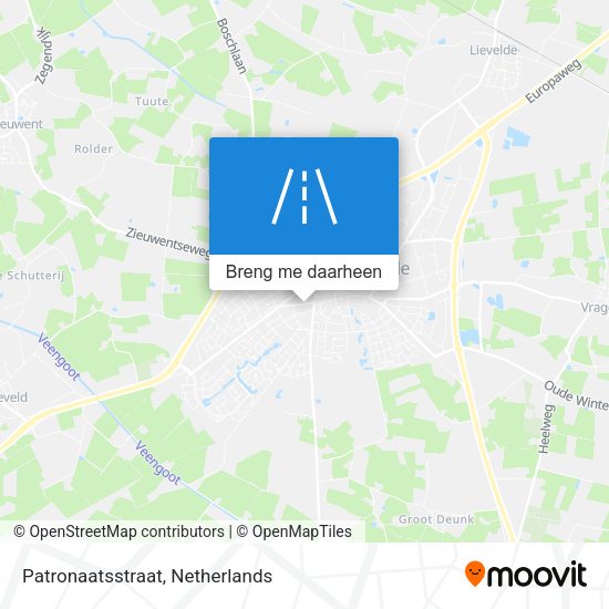Patronaatsstraat kaart