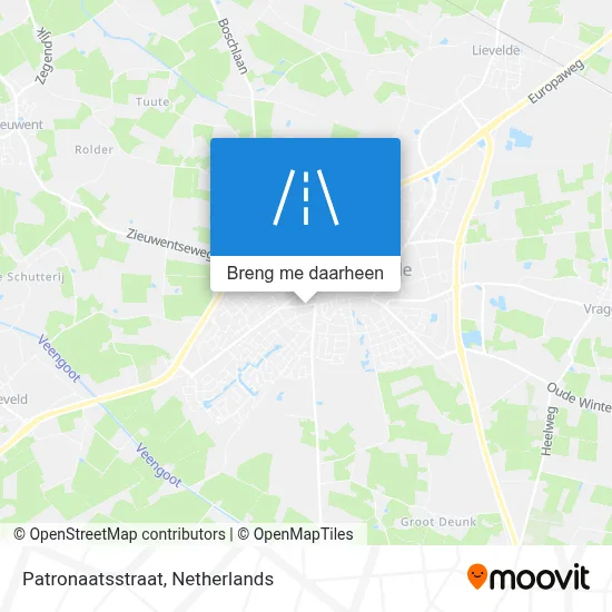 Patronaatsstraat kaart