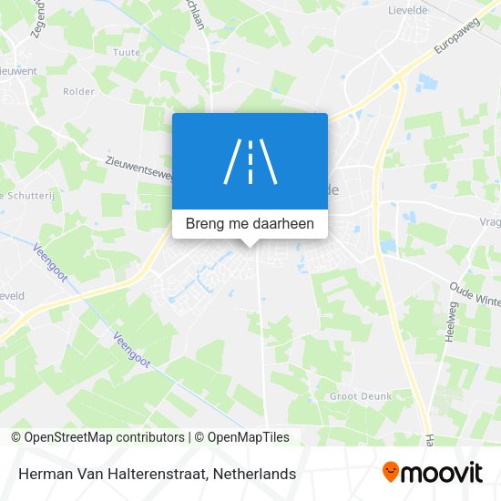 Herman Van Halterenstraat kaart