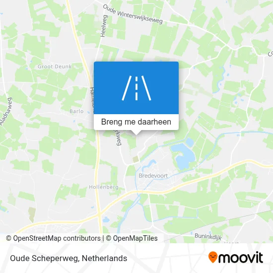 Oude Scheperweg kaart