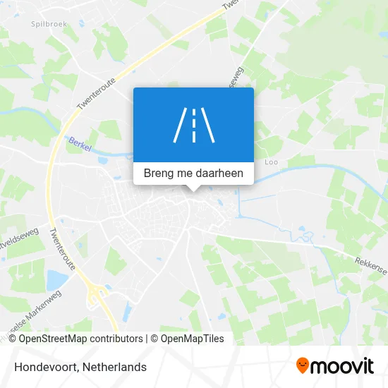 Hondevoort kaart