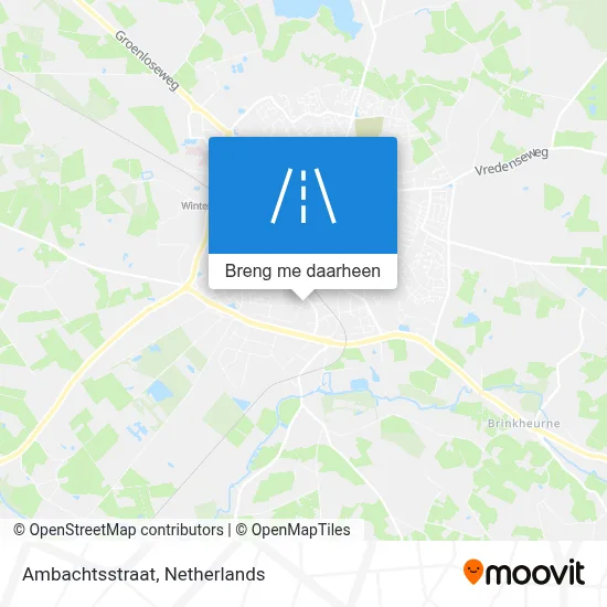Ambachtsstraat kaart