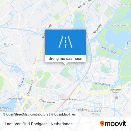 Laan Van Oud-Poelgeest kaart