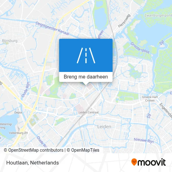 Houtlaan kaart