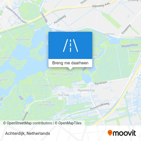 Achterdijk kaart