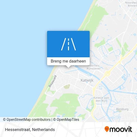 Hessenstraat kaart