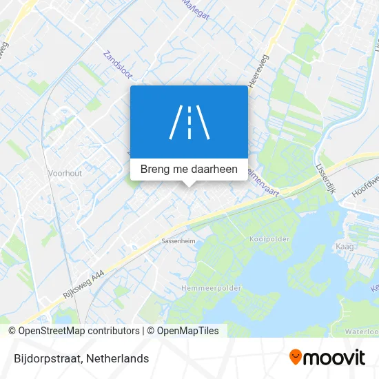 Bijdorpstraat kaart