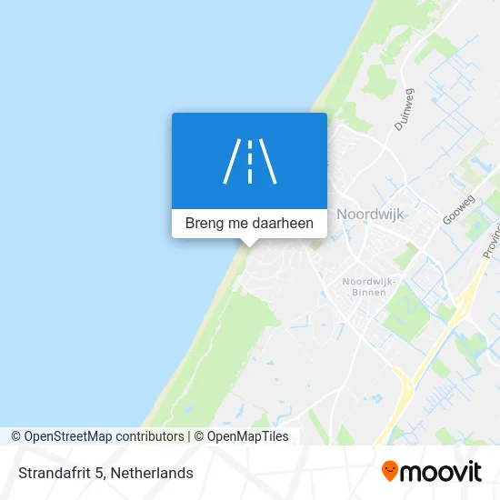 Strandafrit 5 kaart