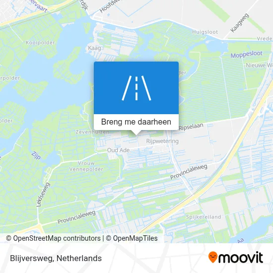 Blijversweg kaart