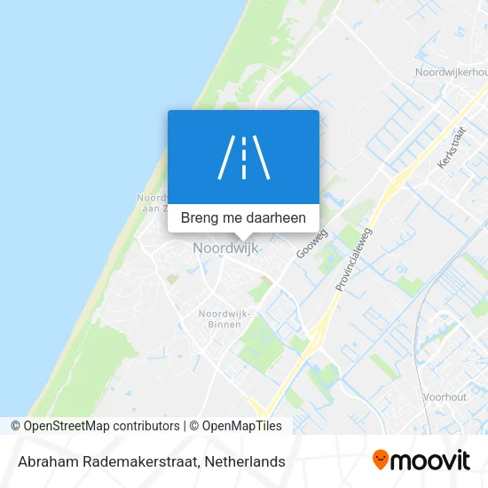 Abraham Rademakerstraat kaart