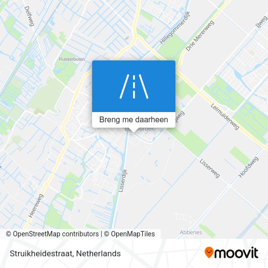 Struikheidestraat kaart