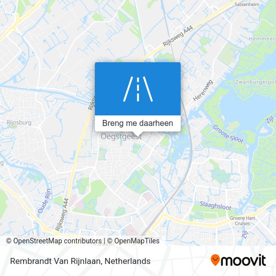 Rembrandt Van Rijnlaan kaart