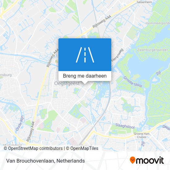 Van Brouchovenlaan kaart