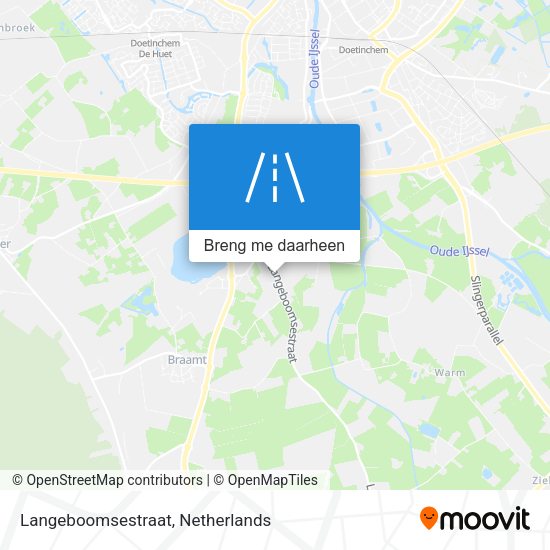 Langeboomsestraat kaart