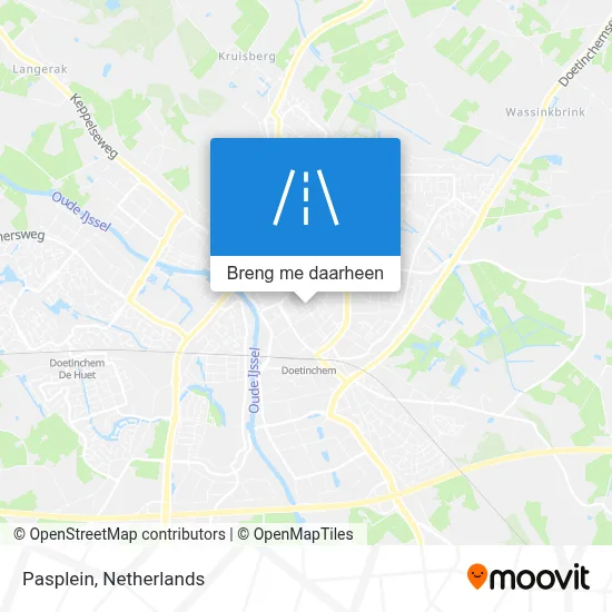 Pasplein kaart