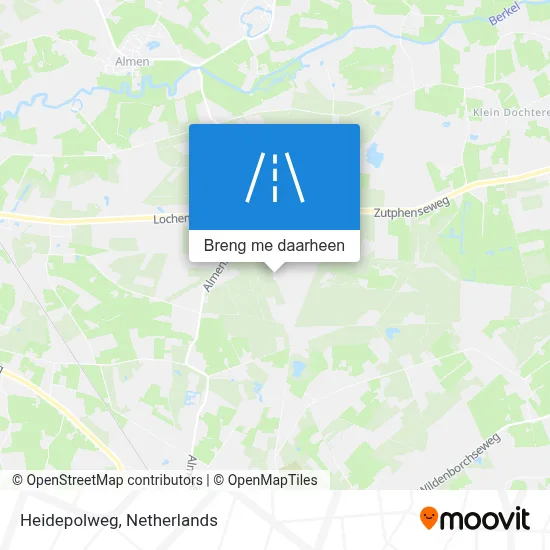 Heidepolweg kaart