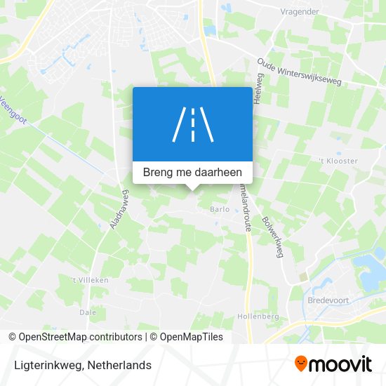 Ligterinkweg kaart