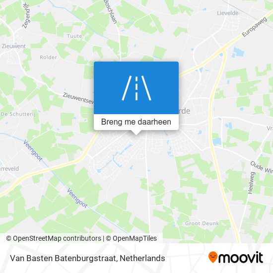 Van Basten Batenburgstraat kaart