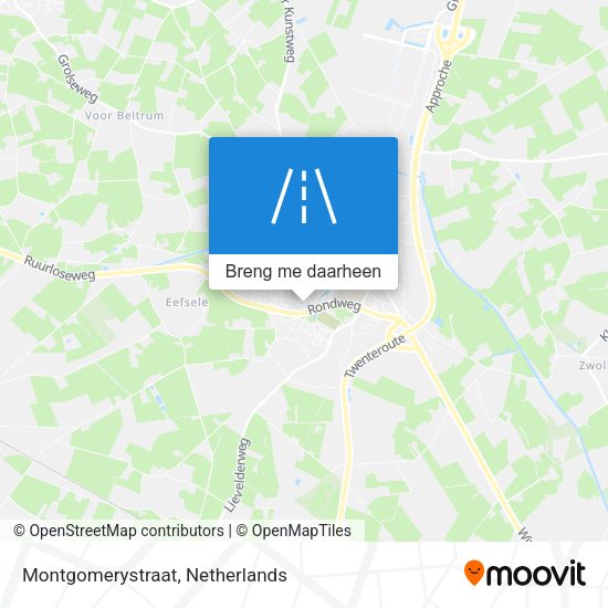 Montgomerystraat kaart