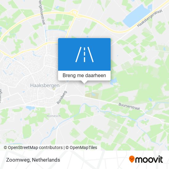 Zoomweg kaart