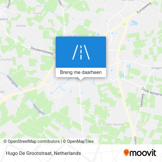 Hugo De Grootstraat kaart