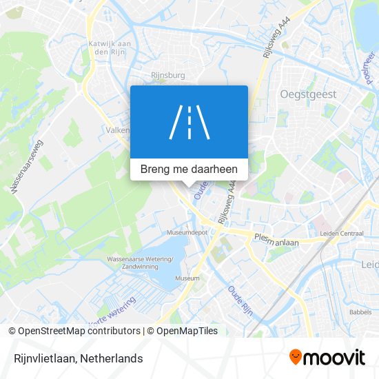 Rijnvlietlaan kaart