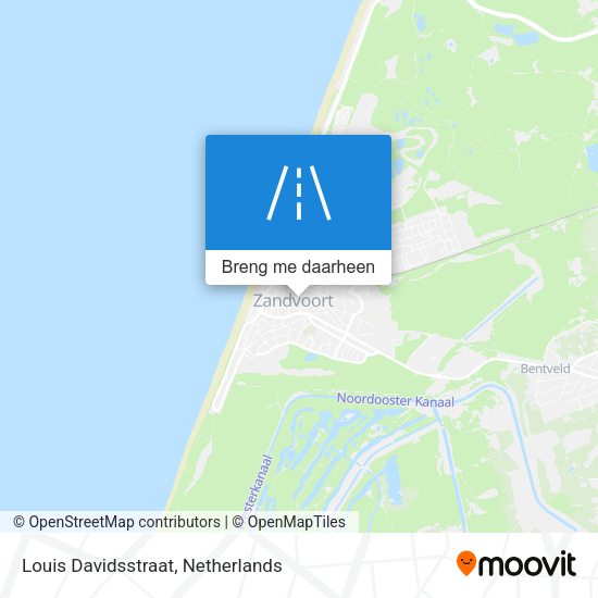 Louis Davidsstraat kaart