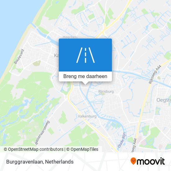 Burggravenlaan kaart