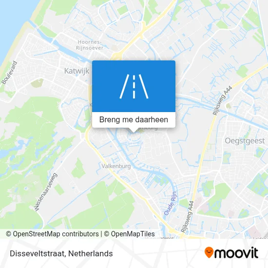 Disseveltstraat kaart