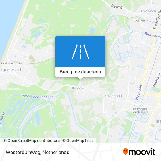 Westerduinweg kaart