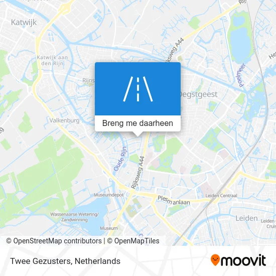 Twee Gezusters kaart