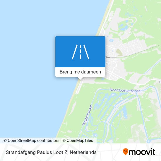 Strandafgang Paulus Loot Z kaart