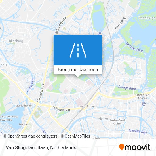 Van Slingelandtlaan kaart