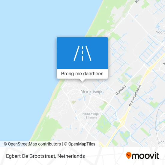 Egbert De Grootstraat kaart