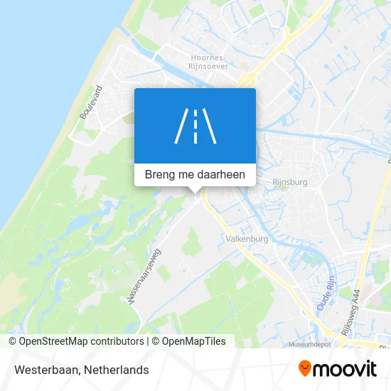 Westerbaan kaart