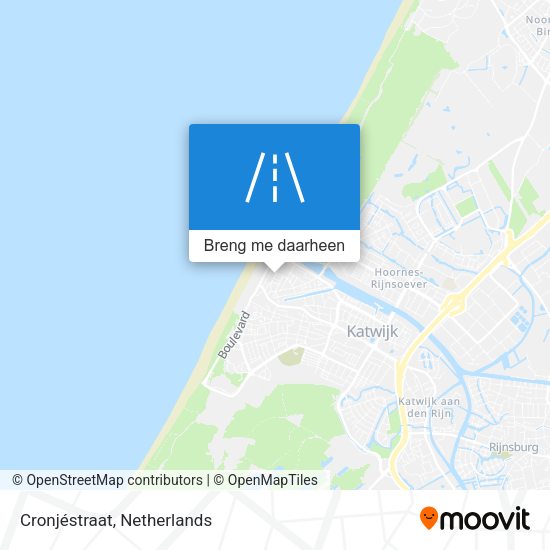 Cronjéstraat kaart