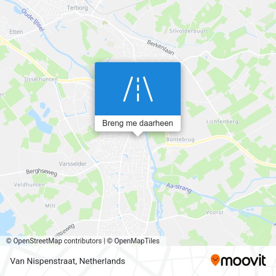 Van Nispenstraat kaart