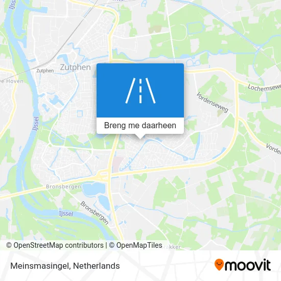 Meinsmasingel kaart