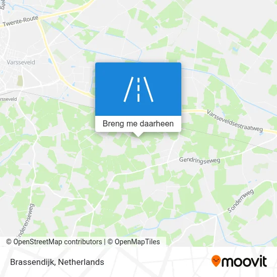 Brassendijk kaart