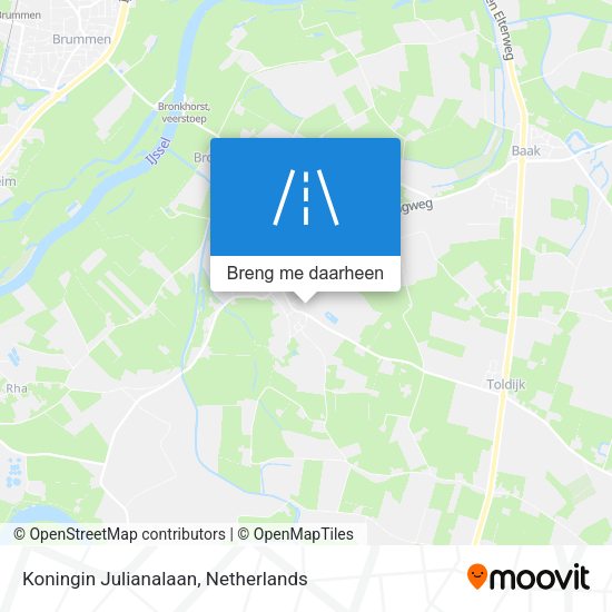 Koningin Julianalaan kaart