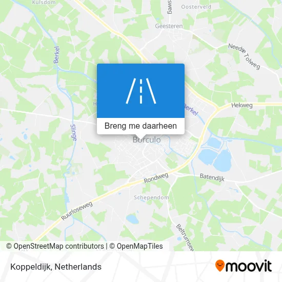 Koppeldijk kaart
