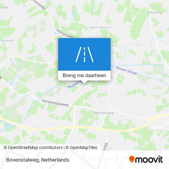 Bovenstalweg kaart