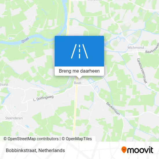 Bobbinkstraat kaart