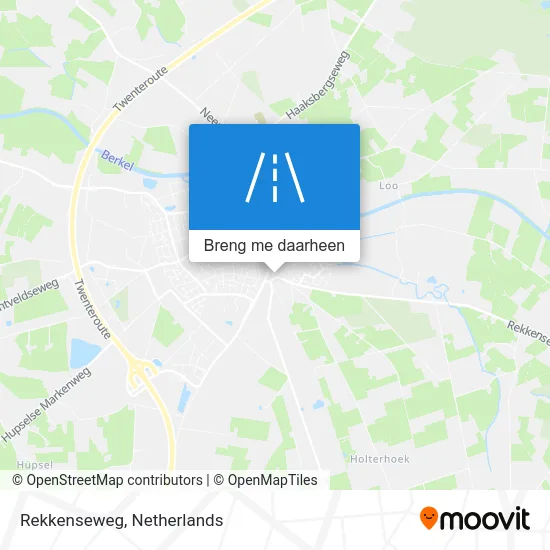 Rekkenseweg kaart